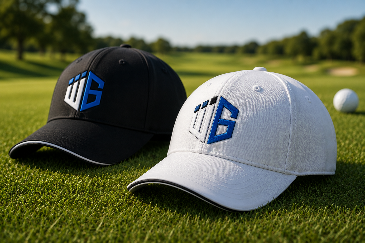 Professional golf caps