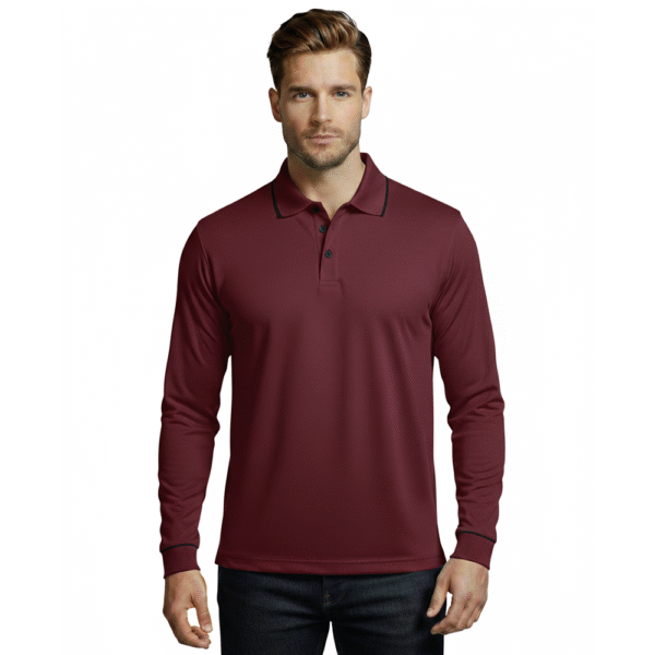 Golf long Sleeve Polo Shirt