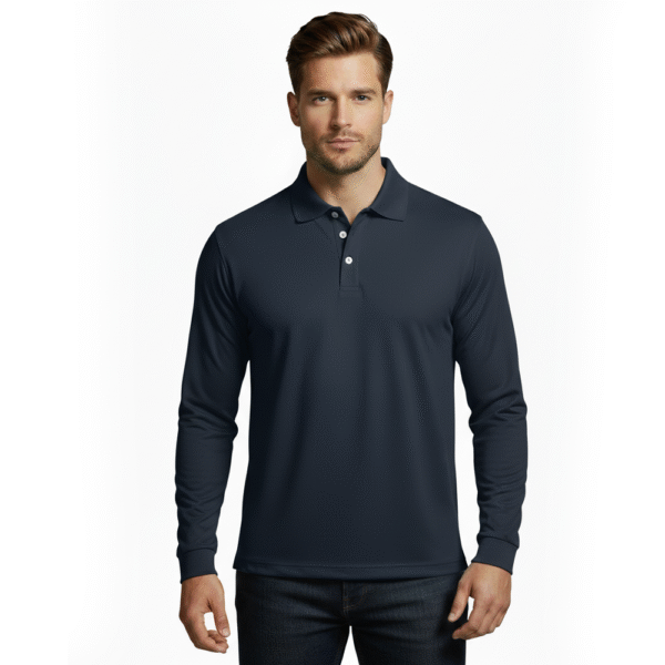 Golf long Sleeve Polo Shirt